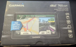 Garmin dezl 760LM Truck RV GPS Navigation System CIB Never Used *USB/Bluetooth* - Picture 1 of 5