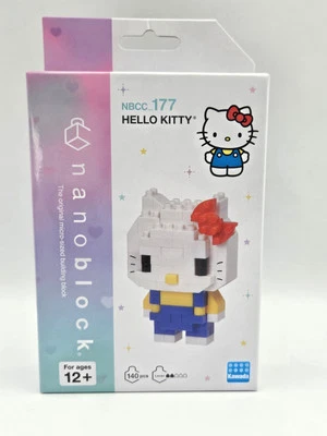 Nuevo Hello Kitty nanoblock NBCC-177 140 piezas bloques de tamaño micro Kawada Foto 1 de 4