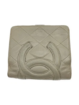 CHANEL Cambon Bifold Wallet Leather Gray - Image 1 of 4