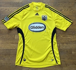 Vintage 2009 Authentic Adidas Columbus Crew MLS Soccer Jersey Adult Medium - Picture 1 of 11