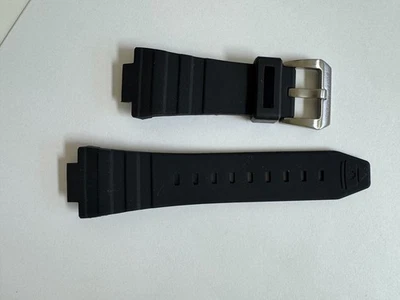 NOS Man's Swiss Legend Expedition   Silicone/Rubber   Black watch band strap - Image 1 of 2