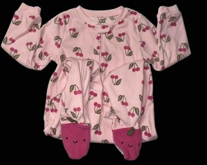 CARTERS Pajama Sleeper Pink Size 5T NWOT Girl's One Piece PJ - Picture 1 of 4