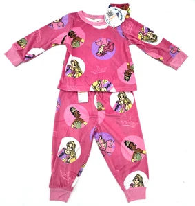 Disney Princess 2-Piece Girls Sleepwear Pink Pajama Set Size 2T New With Tag - Picture 1 of 11
