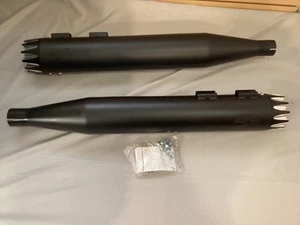 RC Components Mufflers RCX102B-06E BLACK '99-'16 Touring Models ^ - Picture 1 of 8