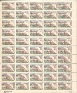 US Stamp - 1964 Nevada Statehood - 50 Stamp Sheet - #1248 - Picture 1 of 1