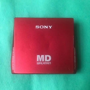Reproductor Sony Walkman MD ROJO Modelo MZ-E75 sin Batería - Imagen 1 de 7