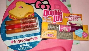 LOTTA LUV LIP SMACKERS COLLECTIBLE GLOSS PEANUT BUTTER AND JELLY SET - Picture 1 of 1