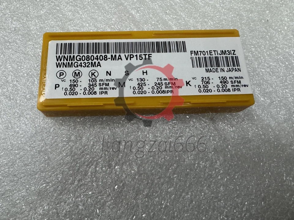10PCS/New In Box MITSUBISHI WNMG080408-MA VP15TF WNMG432MA Carbide Insert - Image 1 of 4