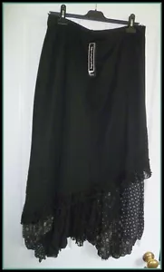 M&S PER UNA COLLEZIONE SENSATIONAL LINED BLACK SKIRT- SIZE 16 RETAILED @ £89.50 - Picture 1 of 2