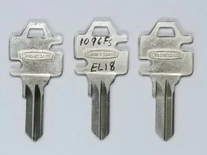 Craftsman Original key blanks, EL18, 1096FS, locksmith, Set of 3 - Picture 1 of 6