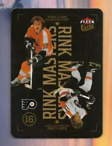 BOBBY CLARKE 2021-22 FLEER ULTRA GOLD RINK MASTERS SP INSERT CARD #D /25 NHL HOF - Picture 1 of 2