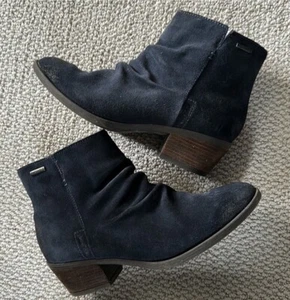 Josef Seibel Daphne Fur Lined Ankle Boots Booties Shoes Womens  US8-8.5 EU Blue - Picture 1 of 9
