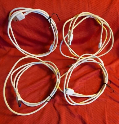 Samsung OEM Data Cable Charging Cord Lot of 4 Galaxy S5 Note 3 USB 3.0 - Image 1 of 4