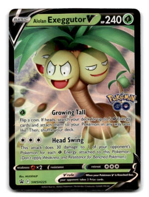 SWSH: Sword & Shield Promo Cards #SWSH225 Alolan Exeggutor V - Image 1 of 2