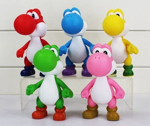 Super Mario Brothers Bros 5" Action Figure Yoshi Collectible Kids Toy USA SELLER - Picture 1 of 4