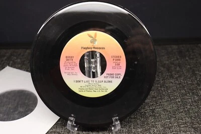 BOBBY SMITH 45 rpm I Don't Like To Sleep Alone 1975 Playboy Records PROMO - Image 1 of 4