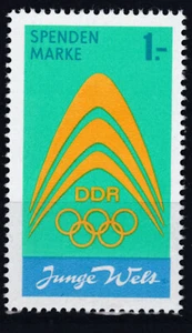 DDR 1971 Spendenmarke Postfrisch ** MNH nicht Verausgabt - Picture 1 of 1