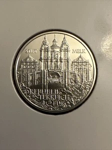 2007 AUSTRIA Benedictine Abbey of Melk Proof Silver 10 Euro Coin - Picture 1 of 5