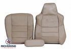 2002 2003 2004 Ford Excursion -Driver Side Replacement LEATHER Seat Covers Tan