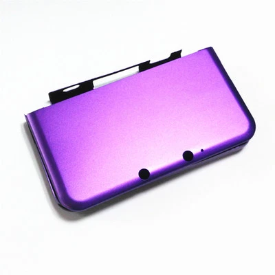 Funda rígida protectora de metal de aluminio púrpura para Nintendo 3DS LL / 3DS XL Foto 1 de 4