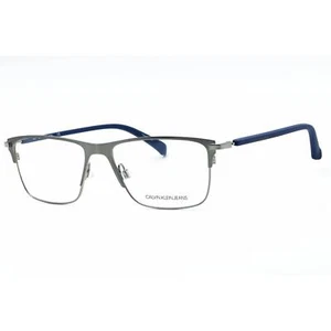 Calvin Klein Jeans Men's Eyeglasses Satin Gunmetal Full Rim Frame CKJ21400 008 - Picture 1 of 2