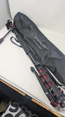 Promaster Professional MPV428 Monopod Spch20 Pantilt Head Spmb1 Base with case - Image 1 of 4
