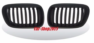 Front Kidney Grilles Matte Black For BMW E53 SUV X5 1999-2003 - Picture 1 of 1