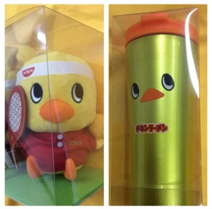 Bicchiere Tennis e Sottovuoto Nissin Foods Chick Chan Peluche Non Vendo Nuovo Mai Aperto - Foto 1 di 7