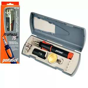 Portasol Gas Soldering Iron Kit ProPiezo 75 Butane Adjustable Temperature PP-1K - Picture 1 of 6