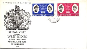 Montserrat 1966 FDC- Royal Visit to the West Indies - F33205 - Picture 1 of 2