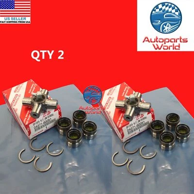 GENUINE OEM TOYOTA 98-02 LAND CRUISER LX470 FRONT DRIVELINE UNIVERSAL JOINT SET - Image 1 of 3