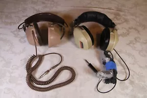 2 PARES DE AURICULARES ESTÉREO RADIO SHACK KOSS VINTAGE - VER FOTOS - Imagen 1 de 12
