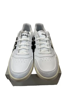 Size 10.5 Men’s  - Adidas Hoops 3.0 Low White /Black - Image 1 of 4