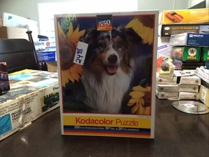 NEW *SEALED* KODAK PUZZLE "SUNFLOWER SHEPARD" 550 Piece 19x20 Factory Sealed - Picture 1 of 3