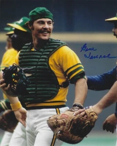 Signed  8x10 GENE TENACE Oakland A's Autographed photo - COA  - Picture 1 of 1