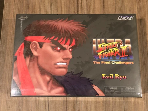 2023 SDCC Exclusive Street Fighter II Evil Ryu Jada Toys 6" Figure In Hand Cover