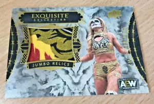 THUNDER ROSA 5 COLOR EXQUISITE #23/50 EJ-TR JUMBO RELICS AEW - Picture 1 of 2