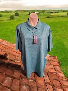 Haggar Quick Dry Easy Care Polo Mens XXL Green. NWT - Picture 1 of 5