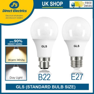 LED GLS Bulb 8.5W=60Watt Light Bulbs Warm White Daylight White B22 E27 Lamp - Picture 1 of 6