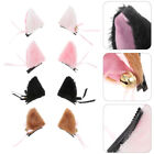 4 Pairs Costume Cat Ears Headband Girls Hair Accessories Cute Clips Lolita
