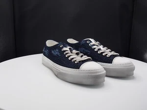 GIVENCHY City Low Jacquard Distressed Sneaker Men's size 10 US Retail $750 - Picture 1 of 13