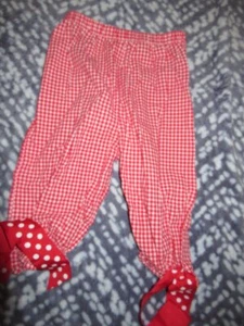euc The Bailey Boys red gingham bloomers girls 4 free ship USA - Picture 1 of 2