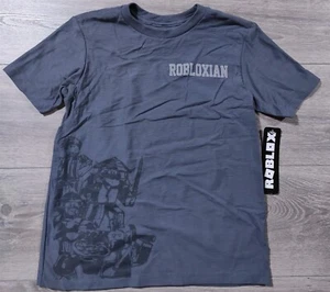 Roblox Shirt Boys Small 6-7 Short Sleeve T-Shirt "Robloxian" Group Shot Tee - Picture 1 of 6
