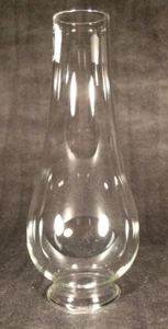 2 3/8" x 8 1/4" OIL LAMP Clear Glass LIP FITTER CHIMNEY Miller P&A Burner CH801 - Picture 1 of 4