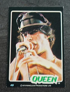 Tarjeta coleccionable QUEEN FREDDIE MERCURY Rock Stars Raincloud Productions DONRUSS 49 - Imagen 1 de 2