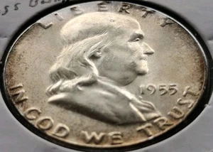1955 Bugs Bunny Franklin Half Dollar Uncirculated Silver - Picture 1 of 4