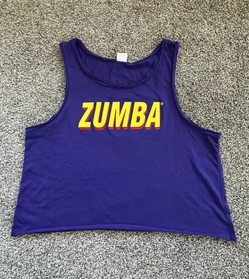 Zumba Crop Tank Pequeño Púrpura Foto 1 de 2