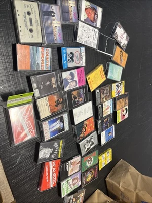 Lot of 70+ Vintage Cassette Tapes – Jazz, Pop, Soundtracks, Blanks – Untested - Image 1 of 2