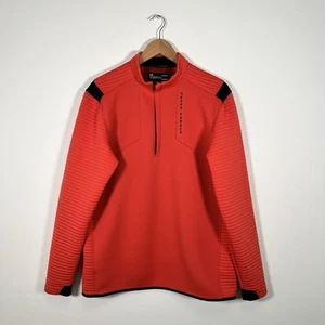Jersey de golf Under Armour Storm Daytona 1/2 cremallera naranja grande para hombre - Imagen 1 de 18
