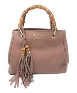 Auténtico Bolso de Mano GUCCI de Japón Rosa - Imagen 1 de 24